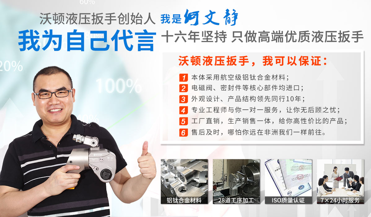 选择沃顿液压扳手的6大理由