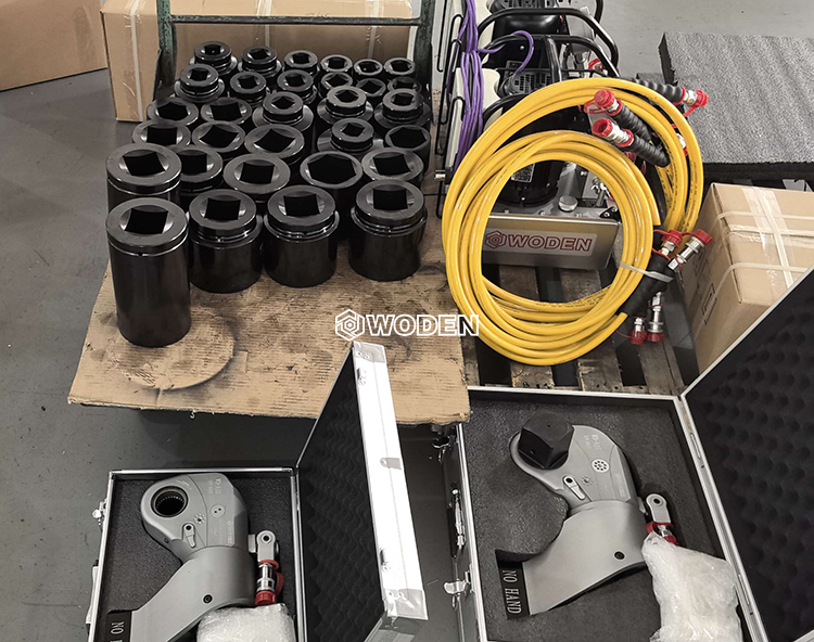 南昌某矿机集团选择沃顿液压扳手一同发往海外配套使用 南昌某矿机集团选择沃顿液压扳手一同发往海外配套使用